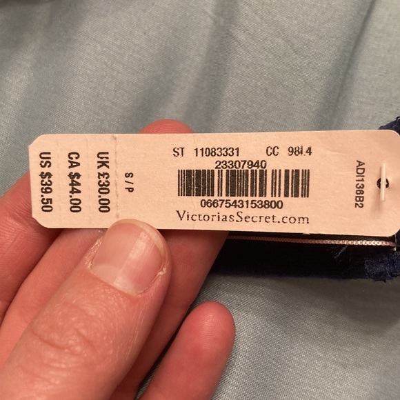 Navy Blue Victoria’s Secret Bralette, Size Small - Picture 7 of 7